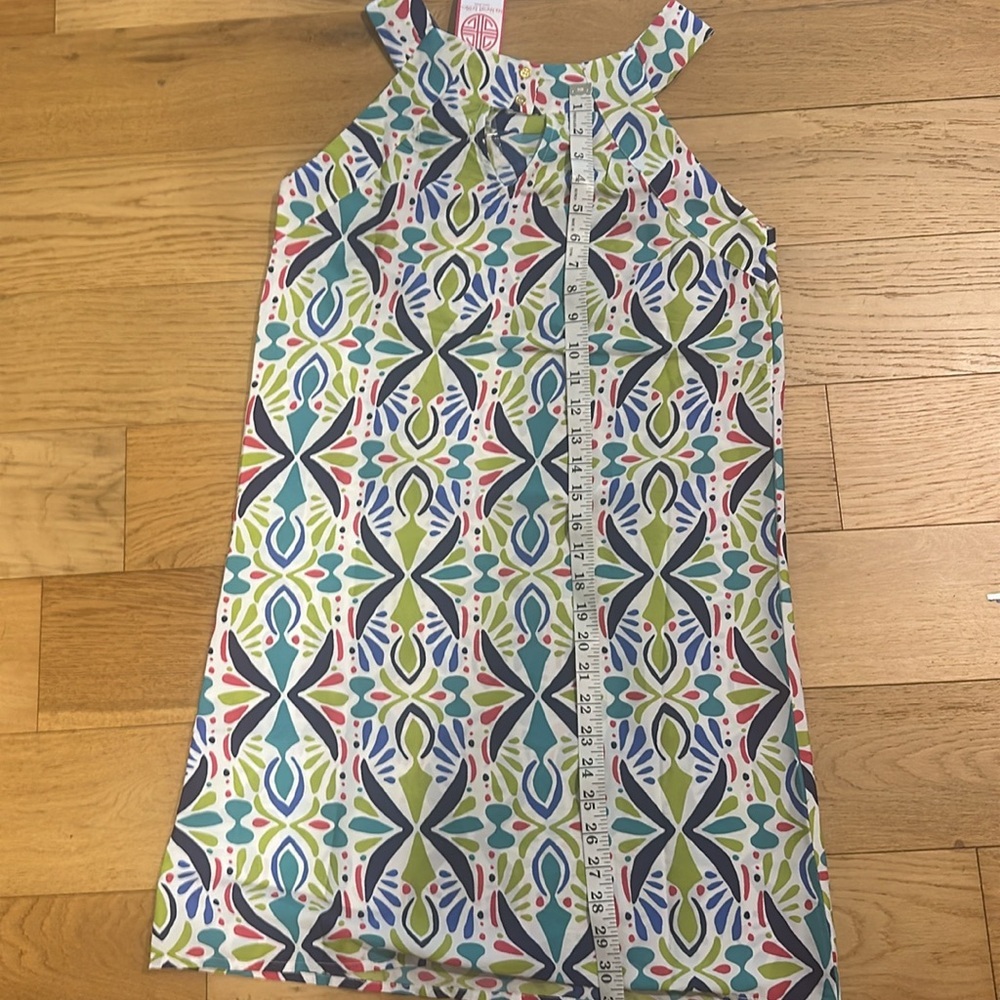 NWT Buckhead Betties Halter Dress | Colorful Preppy Shift Palm Beach Style - Picture 7 of 7